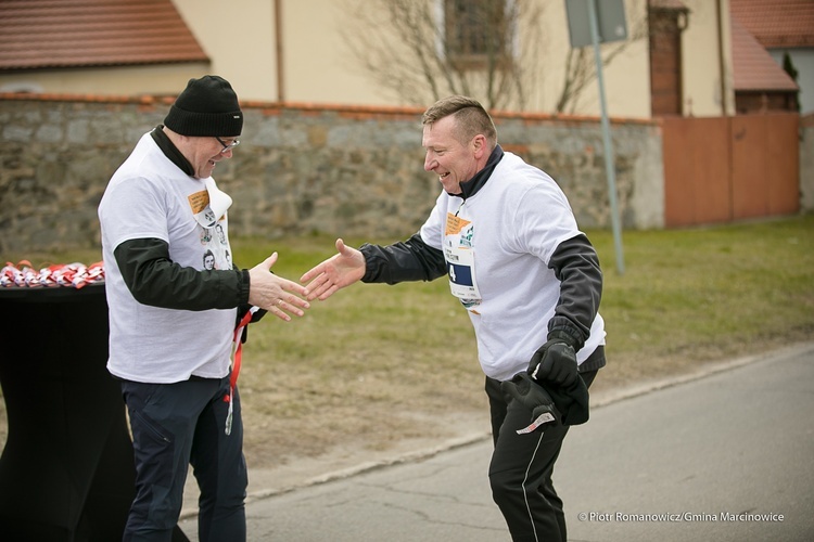 Bieg "Tropem Wilczym" w Marcinowicach