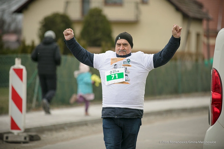 Bieg "Tropem Wilczym" w Marcinowicach