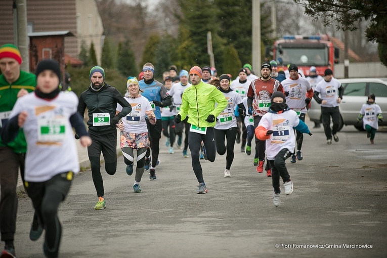 Bieg "Tropem Wilczym" w Marcinowicach