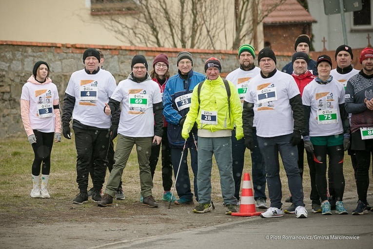 Bieg "Tropem Wilczym" w Marcinowicach