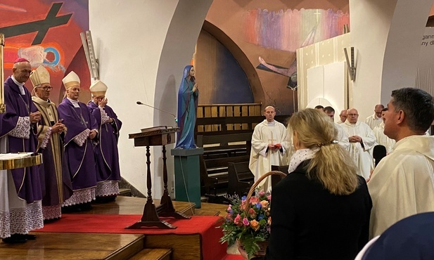 Katowice. Msza św. imieninowa abp Adrian Galbas SAC