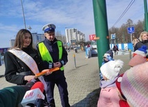 Śląskie. Policja i Miss Polski z 2019 roku we wspólnej akcji