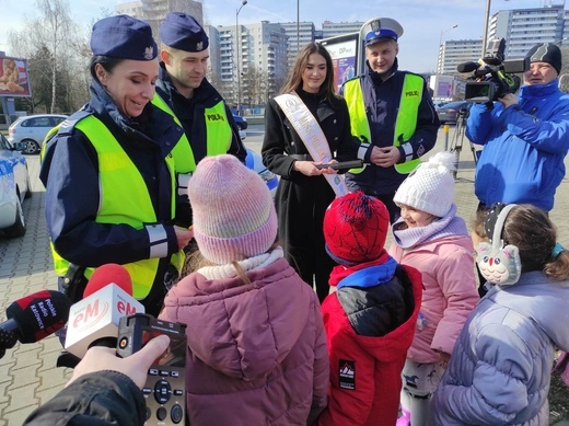 "Miss Polski i Śląska Drogówka o bezpieczeństwie dwa słówka"