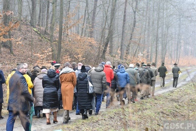 Jenin. Poświęcenie leśnej drogi krzyżowej
