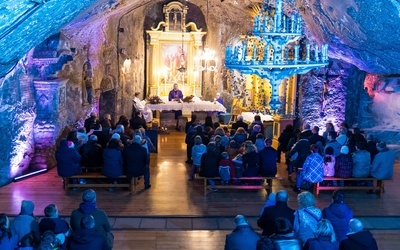 Bochnia. Uroczystość Domowego Kościoła w kopalni