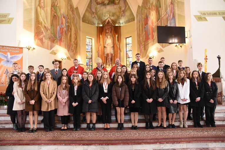 Bierzmowanie w Pustkowie