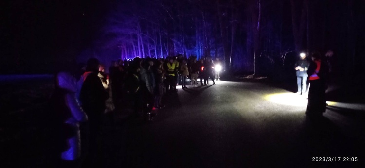 20 km nocnej Drogi Krzyżowej