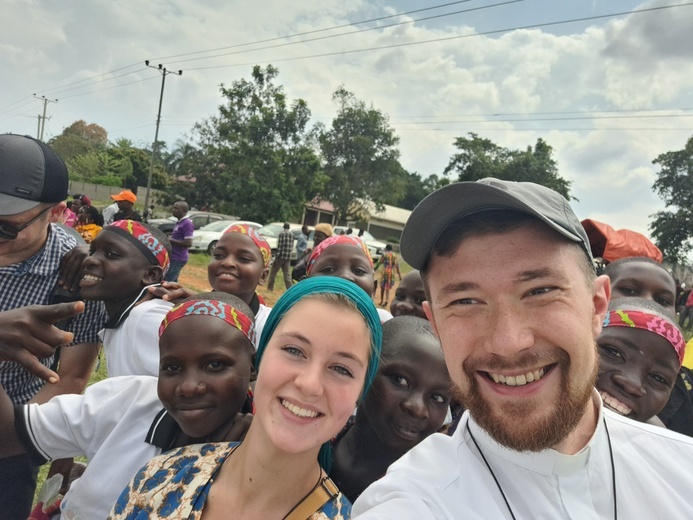 Emilia na wolontariacie misyjnym w Ugandzie 