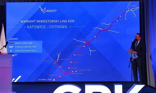 Katowice. Jest decyzja w sprawie trasy Kolei Dużych Prędkości Katowice-Ostrawa