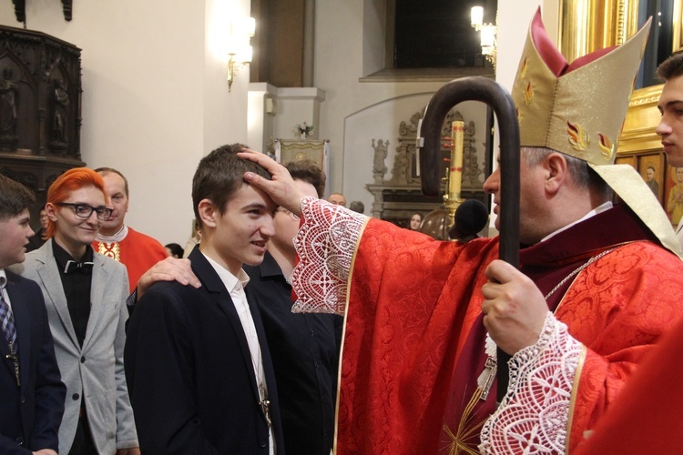 Bierzmowanie w katedrze