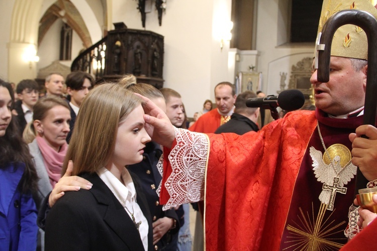 Bierzmowanie w katedrze