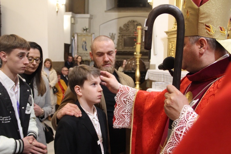 Bierzmowanie w katedrze