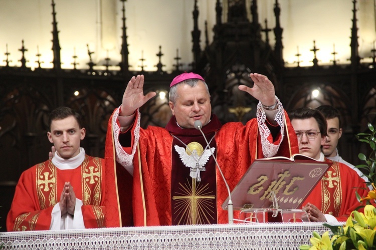 Bierzmowanie w katedrze