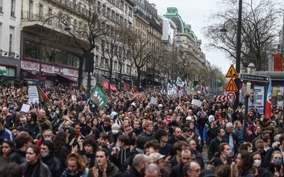 Rekordowa liczba demonstrantów w Paryżu; w całym kraju demonstrowało ponad milion osób