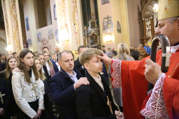 Bierzmowanie w Porąbce Uszewskiej
