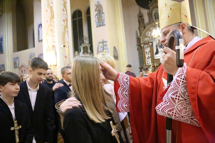 Bierzmowanie w Porąbce Uszewskiej