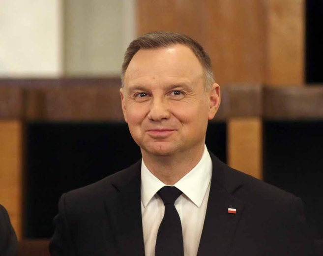 Prezydent Andrzej Duda na jubileuszu 50-lecia Cyfronetu AGH