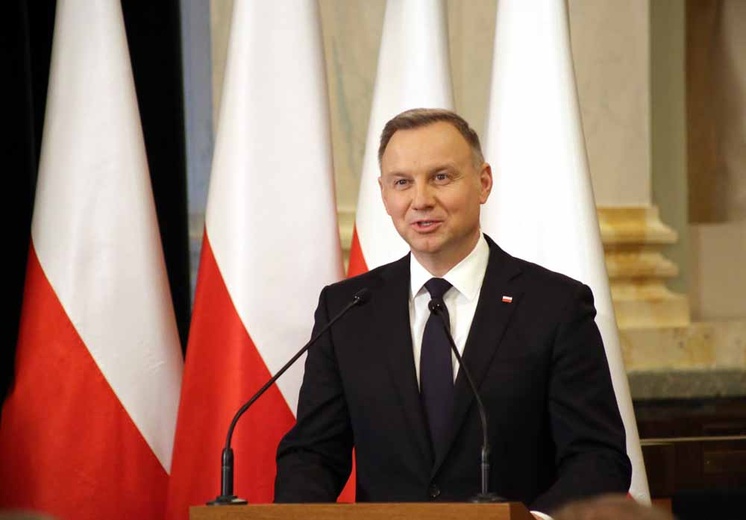 Prezydent Andrzej Duda na jubileuszu 50-lecia Cyfronetu AGH