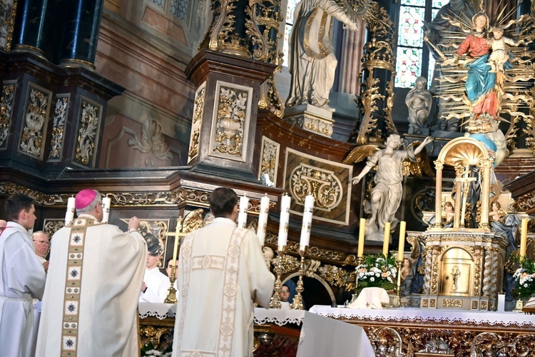 Uroczystość Zwiastowania Pańskiego w świdnickiej katedrze