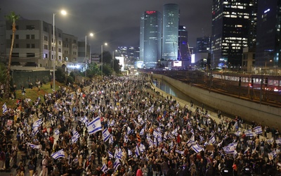 200 tys. osób protestowało w Tel Awiwie przeciwko reformie sądownictwa, 630 tys. w całym kraju