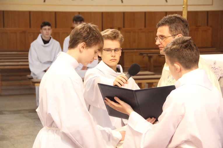 Błogosławieństwo lektorów w Tarnowie-Mościcach