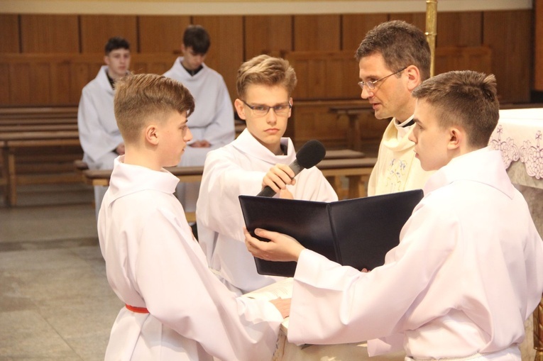 Błogosławieństwo lektorów w Tarnowie-Mościcach