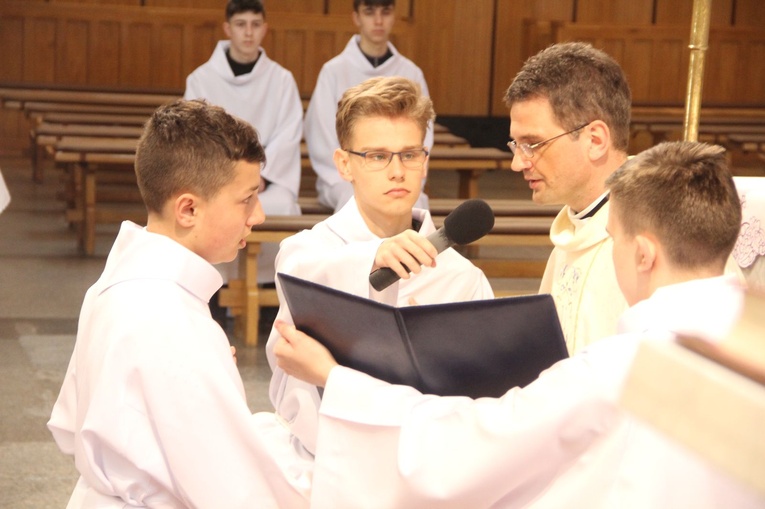 Błogosławieństwo lektorów w Tarnowie-Mościcach