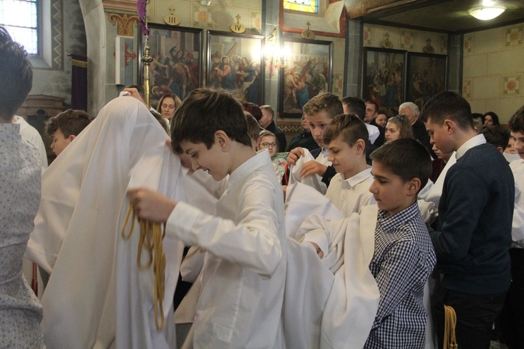 Błogosławieństwo lektorów w Ujanowicach