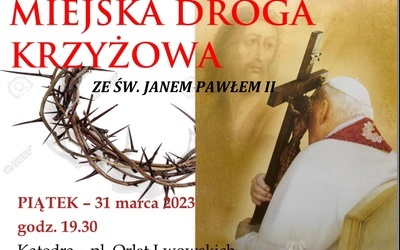 Legnica. Wieczorna modlitwa na ulicy