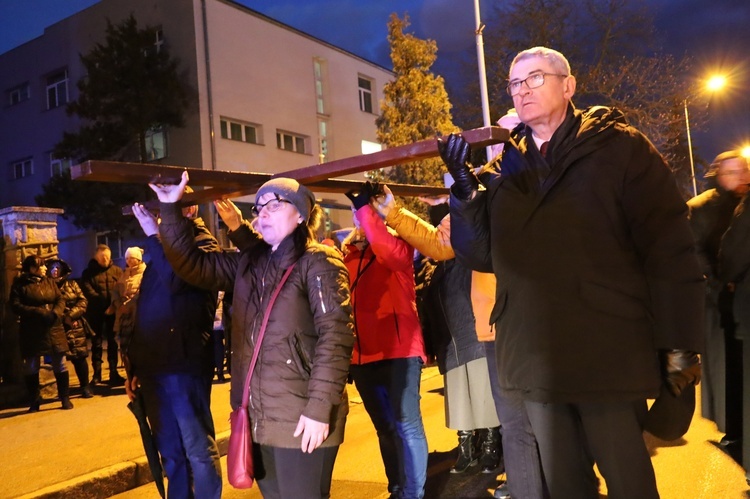 Świdnica. Miejska Droga Krzyżowa pod pomnik św. Jana Pawła II