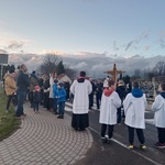 Ścinawka Dolna. Uliczna Droga Krzyżowa w czasie misji