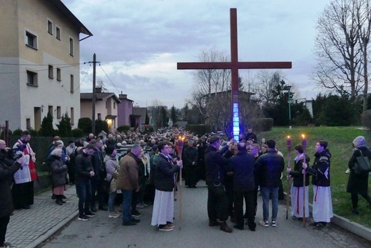 Z Leszczyn na Złote Łany - Miejska Droga Krzyżowa w Bielsku-Białej 2023