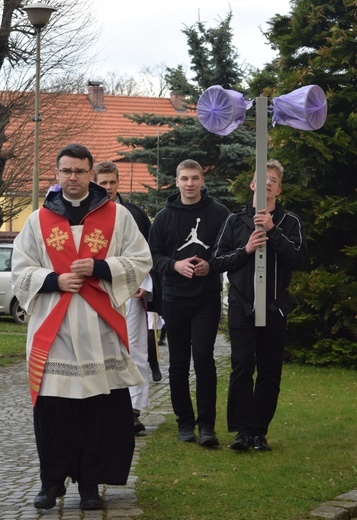 Ząbkowice Śl. Miejska Droga Krzyżowa ze św. Jadwigą i św. Janem Pawłem II 
