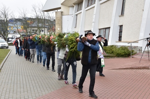 Jak górale w Gdańsku palmę postawili