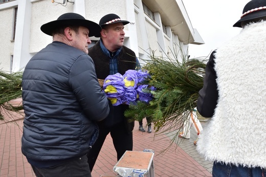 Jak górale w Gdańsku palmę postawili