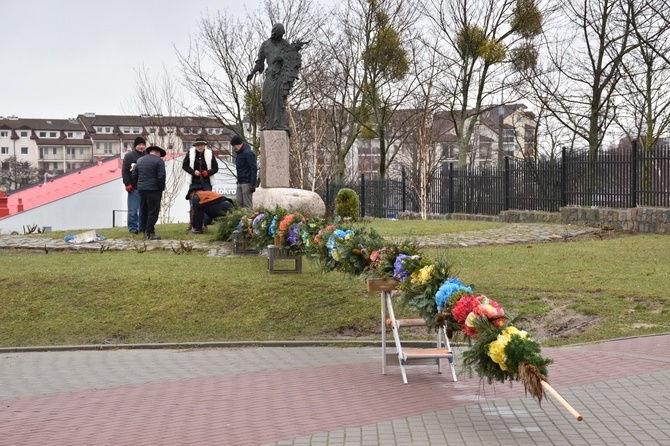 Jak górale w Gdańsku palmę postawili