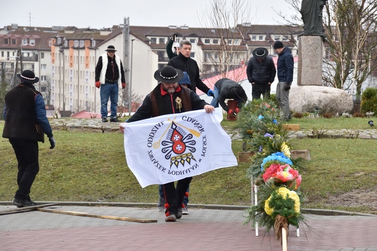 Jak górale w Gdańsku palmę postawili