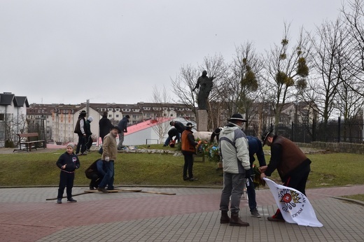 Jak górale w Gdańsku palmę postawili