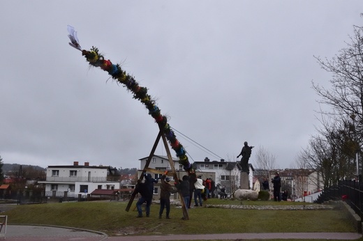 Jak górale w Gdańsku palmę postawili