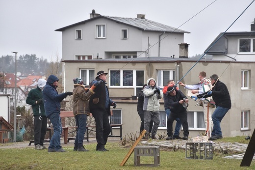 Jak górale w Gdańsku palmę postawili