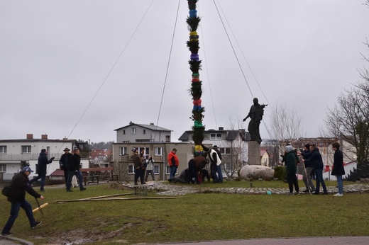 Jak górale w Gdańsku palmę postawili