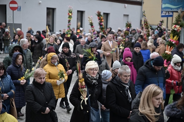 Strzegom. Palmowa procesja przeszła przez miasto 