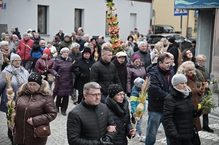 Strzegom. Palmowa procesja przeszła przez miasto 