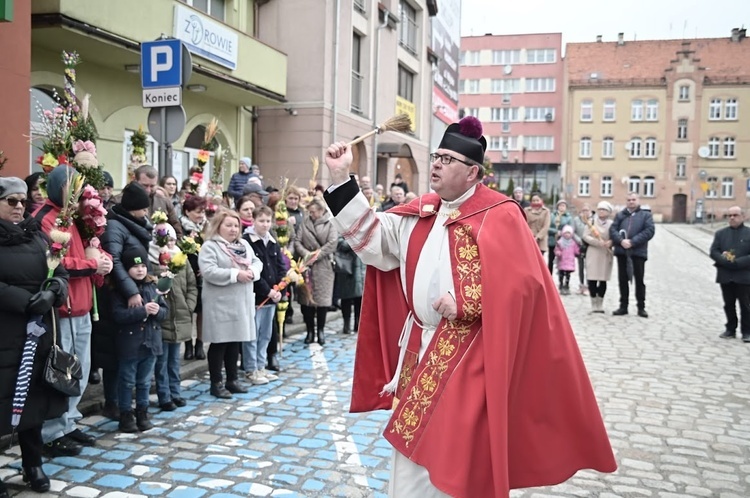 Strzegom. Palmowa procesja przeszła przez miasto 