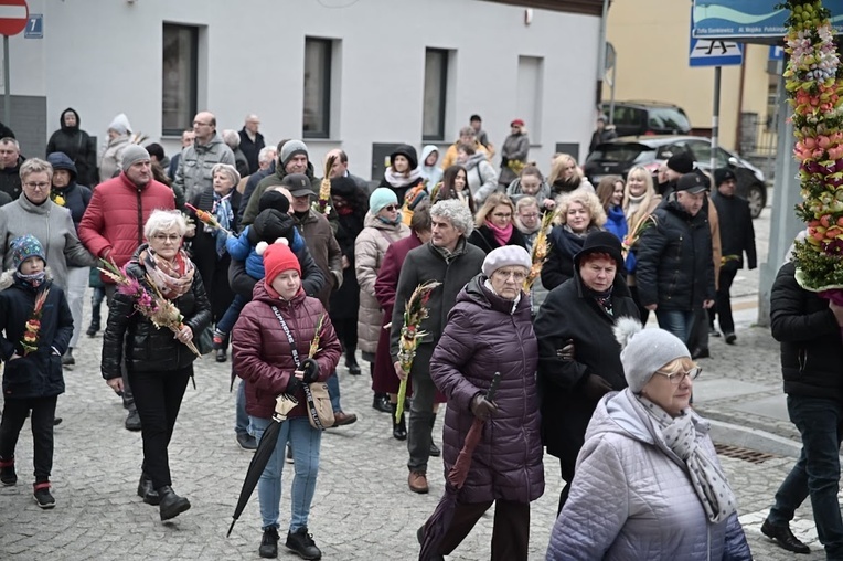 Strzegom. Palmowa procesja przeszła przez miasto 