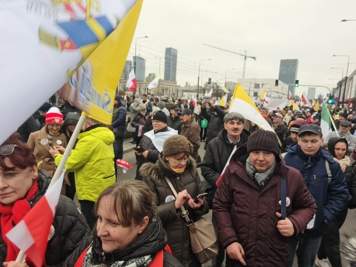 Pilanie na Narodowym Marszu Papieskim 