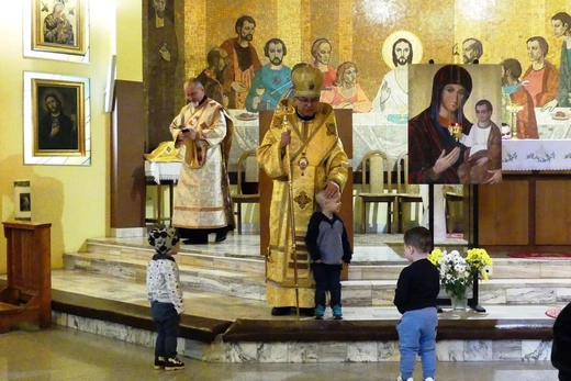 Abp Eugeniusz Popowicz odwiedził greckokatolicki ośrodek duszpasterski na Leszczynach