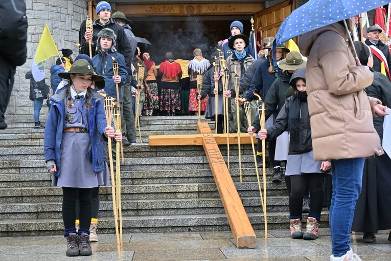 Marsz w obronie Jana Pawła II w Zakopanem