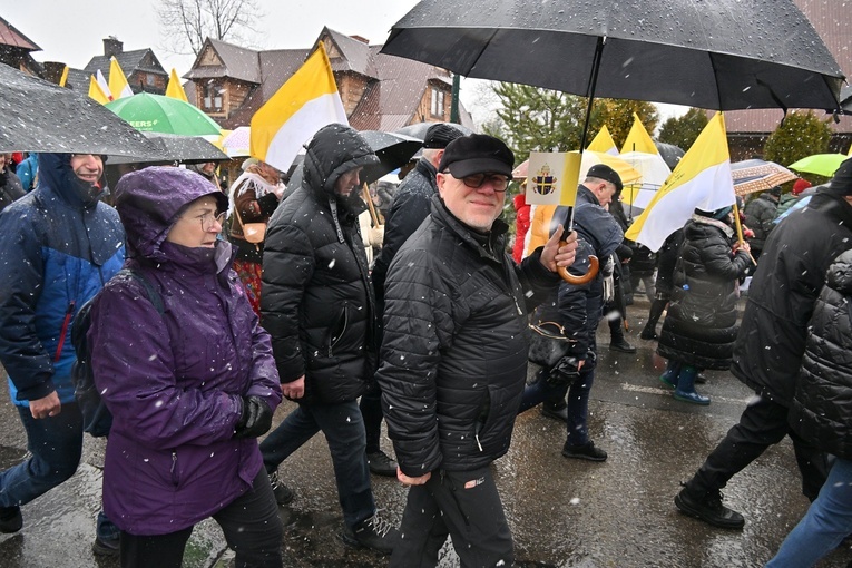 Marsz w obronie Jana Pawła II w Zakopanem