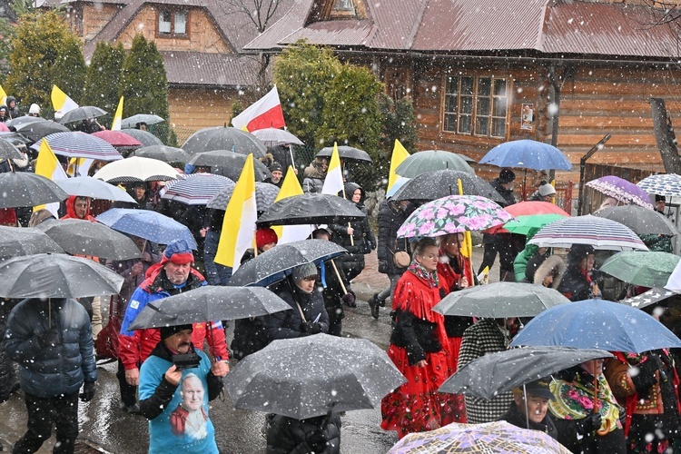 Marsz w obronie Jana Pawła II w Zakopanem